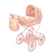 Klappbarer Puppenwagen mit Tasche DeCuevas Honey 2026 81 cm Klappbarer Puppenwagen mit Tasche DeCuevas Honey 2026 81 cm