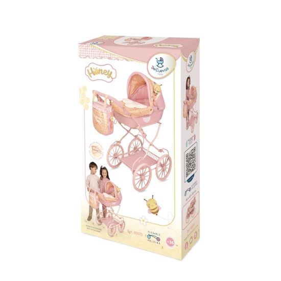 Klappbarer Puppenwagen mit Tasche DeCuevas Honey 2026 81 cm Klappbarer Puppenwagen mit Tasche DeCuevas Honey 2026 81 cm