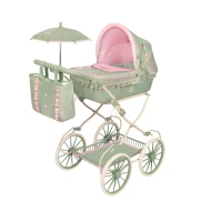 Klappbarer Puppenwagen mit Tasche und Zubehör DeCuevas Botanic 2026 81 cm