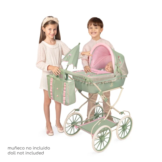 Klappbarer Puppenwagen mit Tasche und Zubehör DeCuevas Botanic 2026 81 cm Klappbarer Puppenwagen mit Tasche und Zubehör DeCuevas Botanic 2026 81 cm