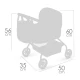 Mein Erster Puppenwagen mit Tasche DeCuevas Botanic 2026 56 cm Mein Erster Puppenwagen mit Tasche DeCuevas Botanic 2026 56 cm