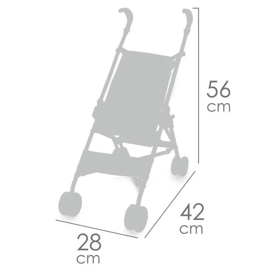 Klappbarer Golf-Puppenwagen DeCuevas Honey 2026 56 cm Klappbarer Golf-Puppenwagen DeCuevas Honey 2026 56 cm