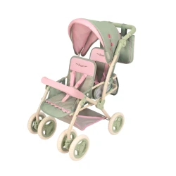 Zwillings-Puppenwagen mit Tasche DeCuevas Botanic 2026 72 cm