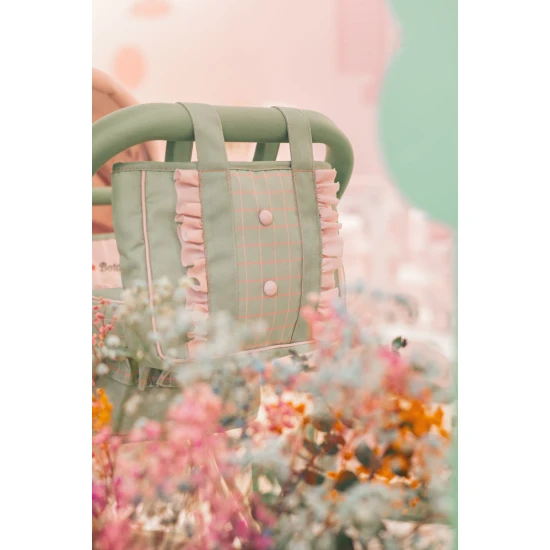 Zwillings-Puppenwagen mit Tasche DeCuevas Botanic 2026 72 cm Zwillings-Puppenwagen mit Tasche DeCuevas Botanic 2026 72 cm