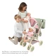 Zwillings-Puppenwagen mit Tasche DeCuevas Botanic 2026 72 cm Zwillings-Puppenwagen mit Tasche DeCuevas Botanic 2026 72 cm