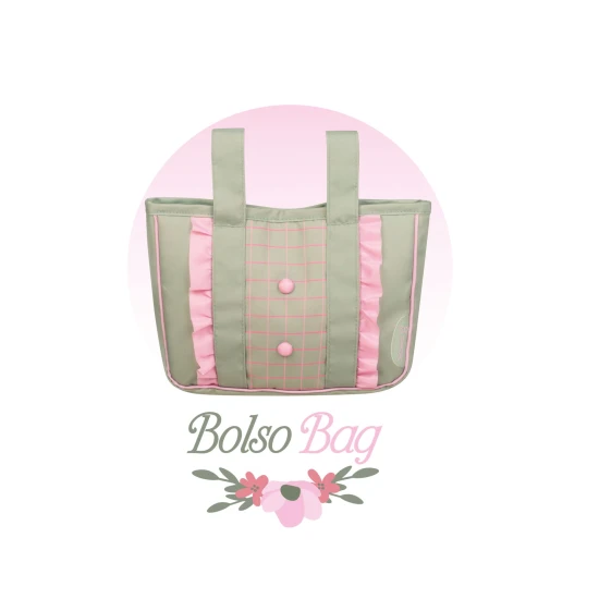 Zwillings-Puppenwagen mit Tasche DeCuevas Botanic 2026 72 cm Zwillings-Puppenwagen mit Tasche DeCuevas Botanic 2026 72 cm