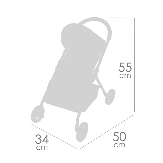 Sportlicher Puppenwagen DeCuevas Honey 2026 55 cm Sportlicher Puppenwagen DeCuevas Honey 2026 55 cm