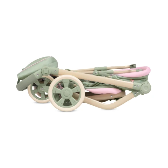 Zwillings-Puppenwagen mit Tasche DeCuevas Botanic 2026 91 cm Zwillings-Puppenwagen mit Tasche DeCuevas Botanic 2026 91 cm