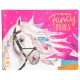 Kreativ-Malbuch Miss Melody Fancy Foils mit Pferden und Glitzerfolien