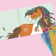 Kreativ-Malbuch Miss Melody Fancy Foils mit Pferden und Glitzerfolien
