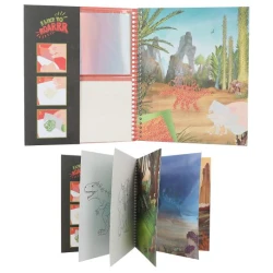 Dino World Malbuch Stick & Shine