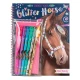 Glitzer-Malbuch Miss Melody Glitter Horses Depesche
