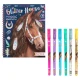Glitzer-Malbuch Miss Melody Glitter Horses Depesche