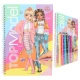 TopModel Malbuch mit Stiftset 15-teilig TopModel Malbuch mit Stiftset 15-teilig - Depesche DP-12943
