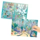 Depesche TOPModel Stickerheft Mermaid DP-13395 mit silbernem Metallic-Effekt