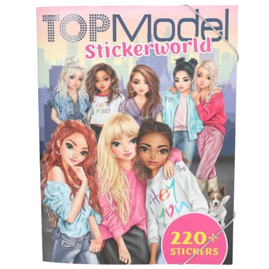 TopModel Stickerworld Stickerbuch mit 220 Stickern - Depesche DP-13423