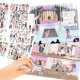 TopModel Stickerworld Stickerbuch mit 220 Stickern - Depesche DP-13423