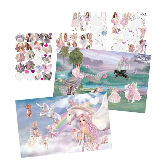 Stickerbuch TOPModel Viva Violet mit 20 Hintergrundseiten und über 110 Stickern