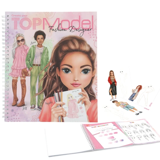 Kreatives Malbuch TOPModel Fashion Designer