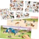 Kreativset mit Stickern Happy Horses Pferde Depesche