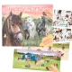 Kreativset mit Stickern Happy Horses Pferde Depesche