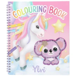 Malbuch Einhorn und Glitzer