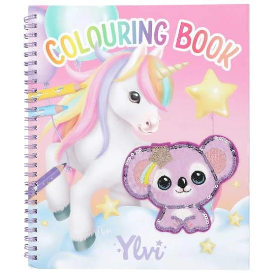 Malbuch Einhorn und Glitzer