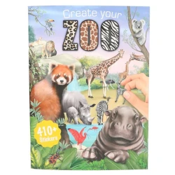 Kreativbuch mit Stickern Zoo