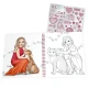 Malbuch TOPModel Fergie und Candy mit Leoheart-Design 40 Seiten Models Kätzchen und Stickerbogen Depesche