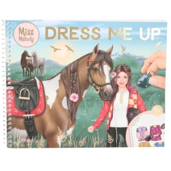 Kreatives Stickerbuch Miss Melody Dress Me Up