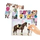 Depesche Miss Melody Kreatives Stickerbuch Dress Me Up DP-13744 mit Pferden