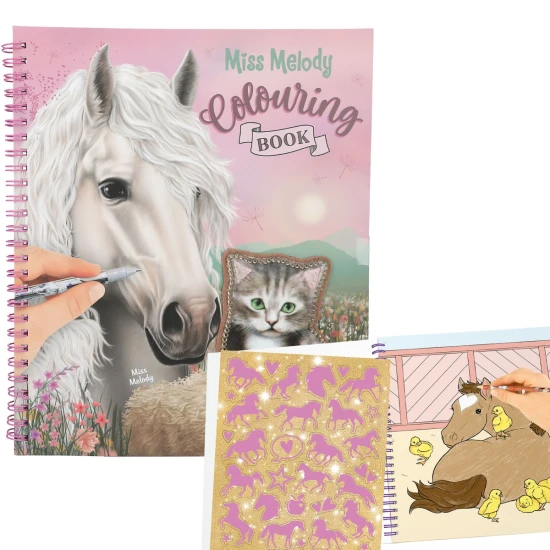 Glitzer-Malbuch Miss Melody