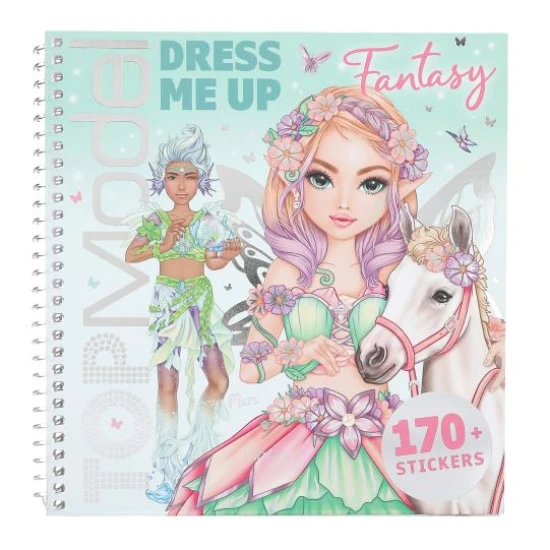 Depesche TOPModel Kreatives Stickerbuch Dress Me Up Fantasy DP-13805