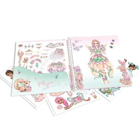 Depesche TOPModel Kreatives Stickerbuch Dress Me Up Fantasy DP-13805