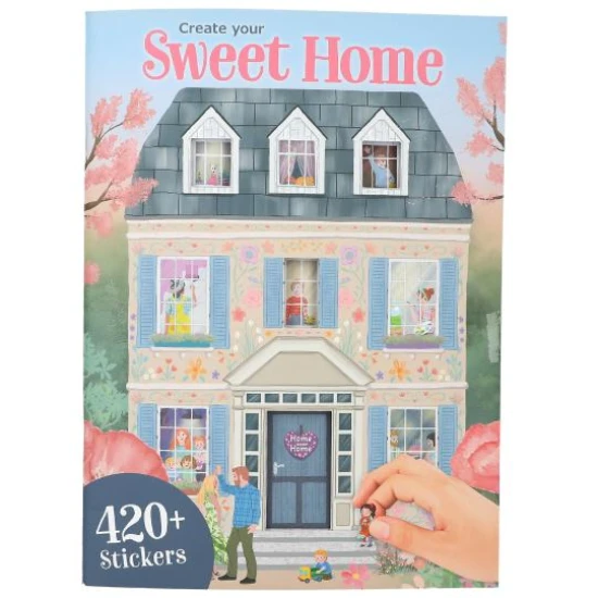 Stickerbuch Sweet Home mit 24 Seiten und über 420 Stickern