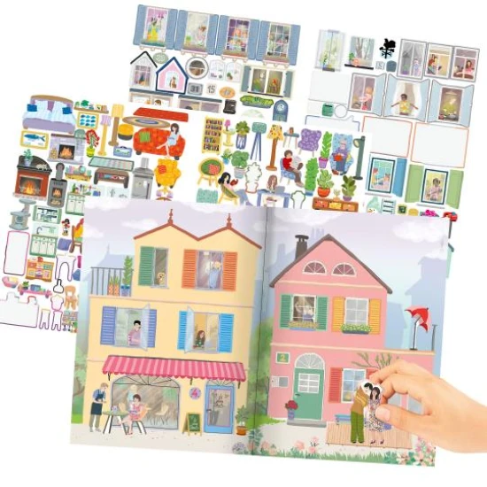Stickerbuch Sweet Home mit 24 Seiten und über 420 Stickern