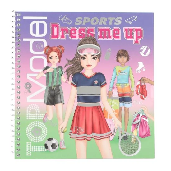 TopModel Dress Me Up Sports Stickerbuch TopModel Dress Me Up Sports Stickerbuch - Depesche DP-13808