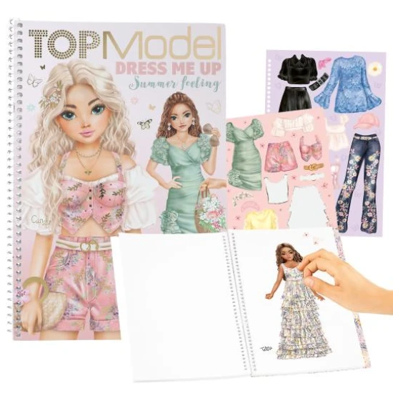 TopModel Dress Me Up Big Summer Feeling Stickerbuch - Depesche DP-13833