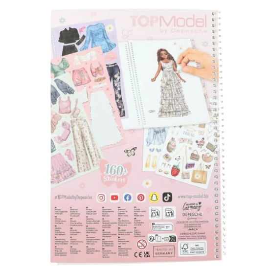 TopModel Dress Me Up Big Summer Feeling Stickerbuch - Depesche DP-13833