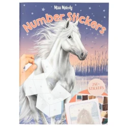 Kreativbuch mit nummerierten Stickern Miss Melody Pferde