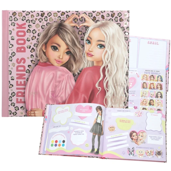 Depesche TOPModel Leoheart Kreatives Freundebuch DP-13936 mit Leo-Muster
