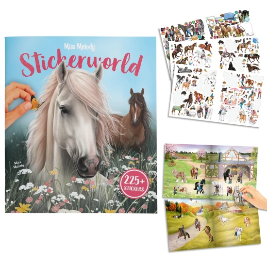 Kreativheft mit Stickern Miss Melody