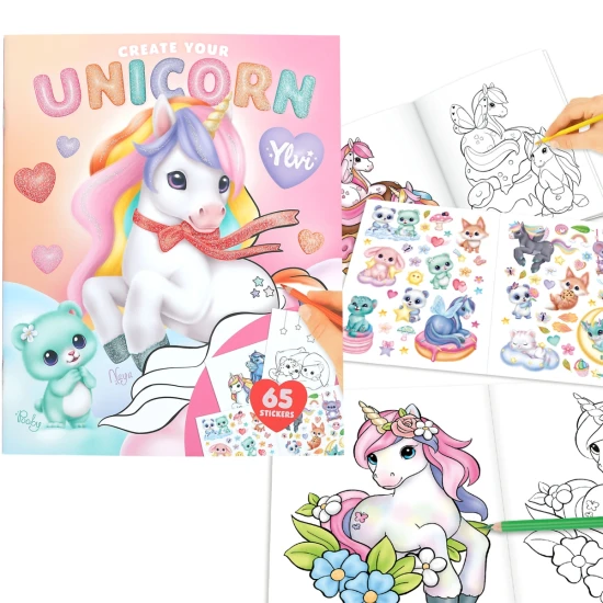 Kreativ-Malbuch Ylvi Create Your Unicorn