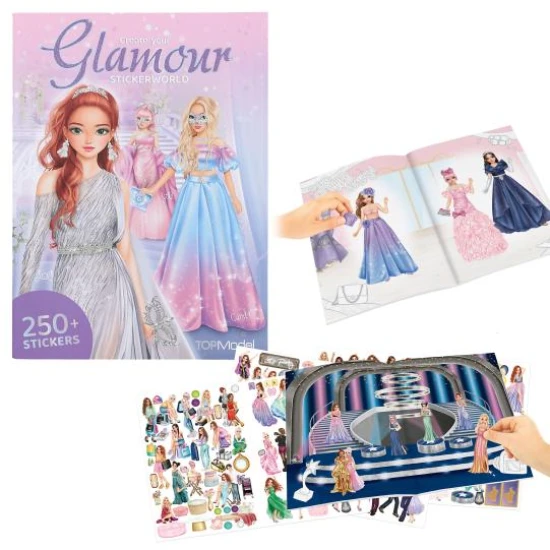 TopModel Create Your Glamour Stickerworld Kreativbuch TopModel Create Your Glamour Stickerworld Kreativbuch - Depesche DP-14383