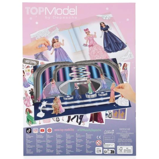TopModel Create Your Glamour Stickerworld Kreativbuch TopModel Create Your Glamour Stickerworld Kreativbuch - Depesche DP-14383