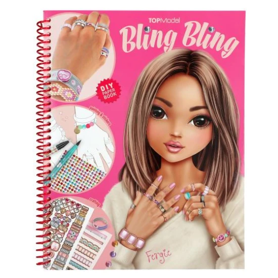 Kreativheft zum Herstellen und Verzieren von Schmuck mit Schmucksteinen TOPModel Bling Bling