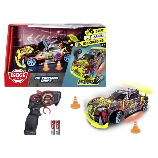 RC Auto Tornado Drift 22 cm 1:24 – Dickie Toys D1104007