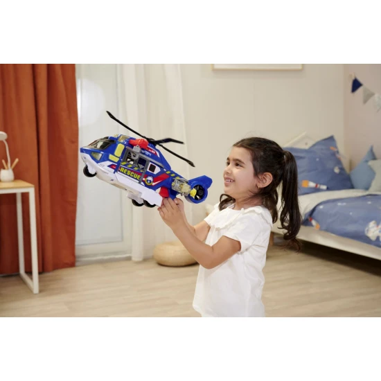 Rettungshubschrauber 39 cm mit Licht und Sound – Dickie Toys D3307002