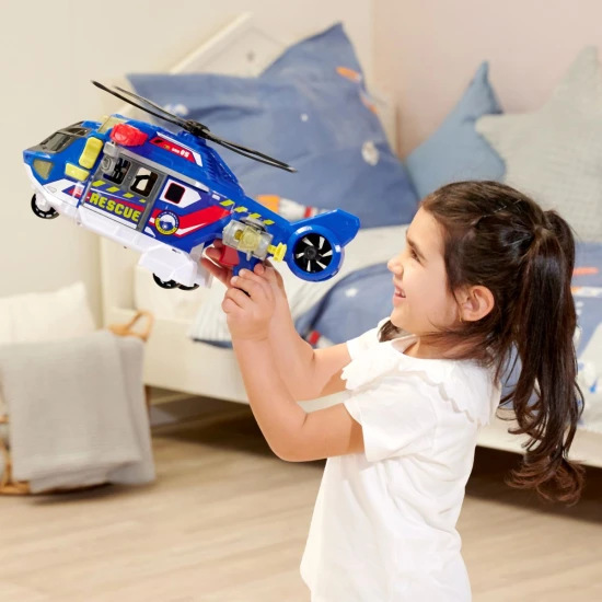 Rettungshubschrauber 39 cm mit Licht und Sound – Dickie Toys D3307002