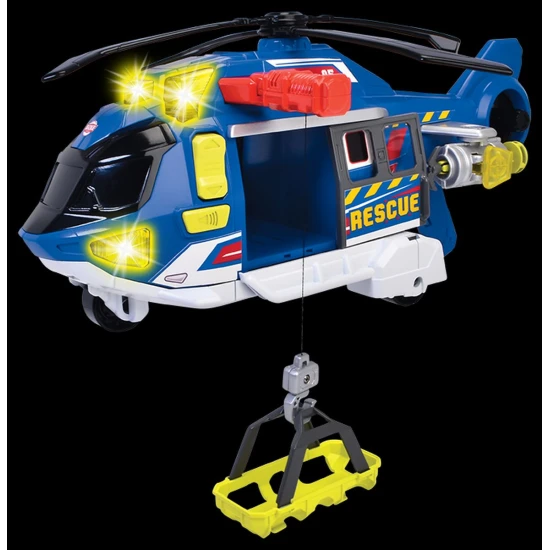 Rettungshubschrauber 39 cm mit Licht und Sound – Dickie Toys D3307002